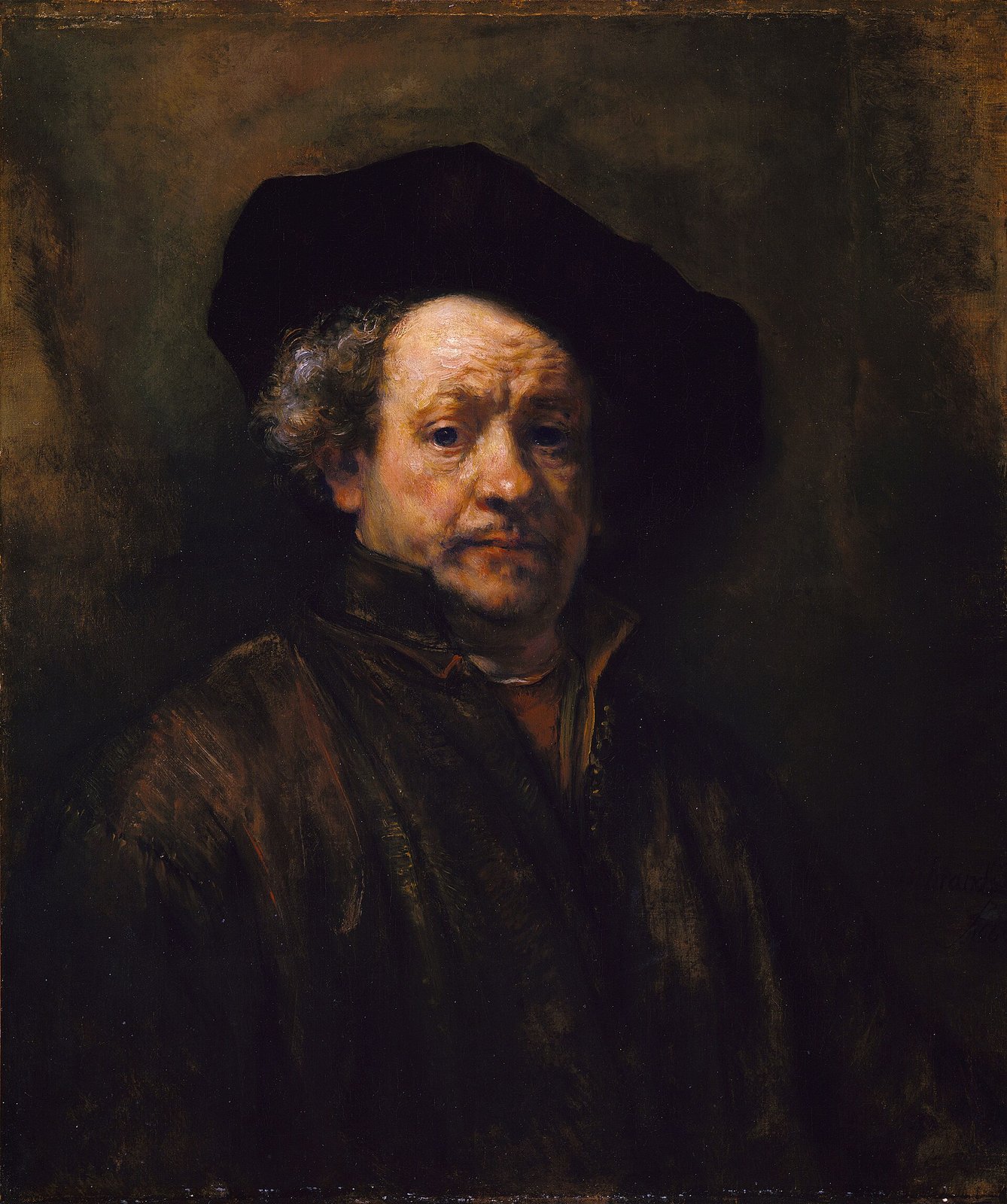 Rembrandt van Rijn, Self-Portrait, 1660 — oil on canvas